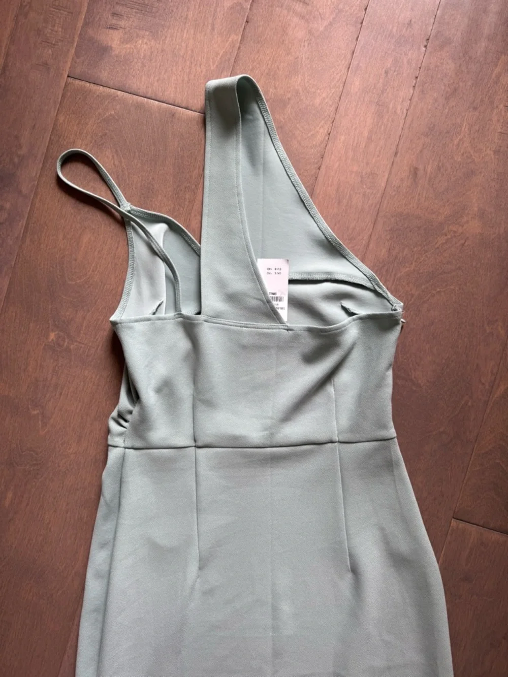 NWT Abercrombie and Fitch Asymmetrical Ruched Maxi Dress